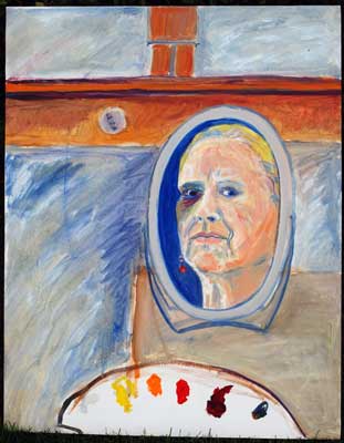 Zel Brook's Self-Portrait with Black Eye Self portrait with black eye