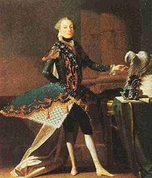 The castrato Carlo Scalzi, by Joseph Flipart (1737).