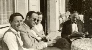 Group of people around table