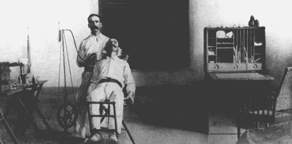 Photograph of an Army Contract Dentist