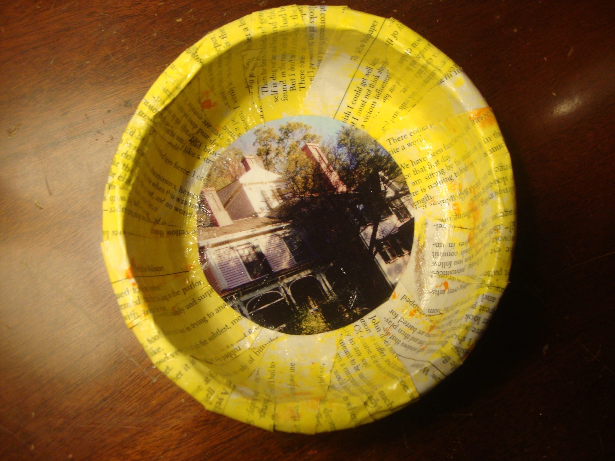 Art work exploring themes in The Yellow Wallpaper