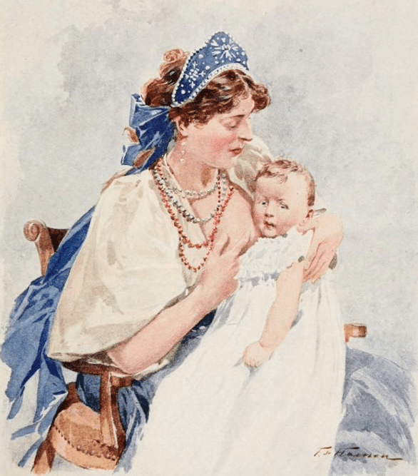 A Russian wet nurse
