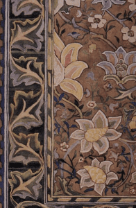 Design for the Redcar carpet which Dr. Robinson observed