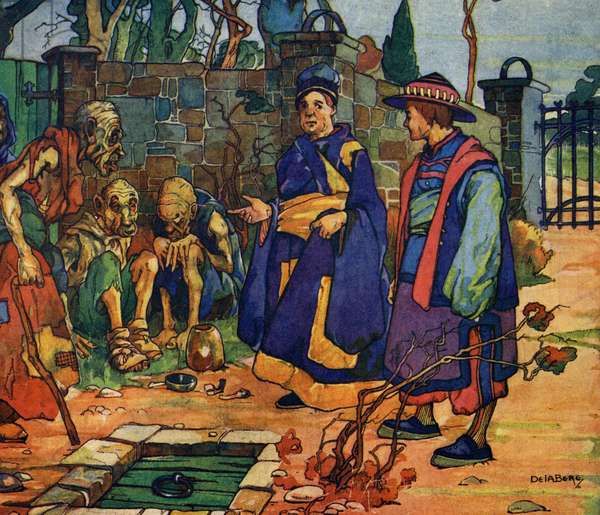 Gulliver meeting the struldbrugs