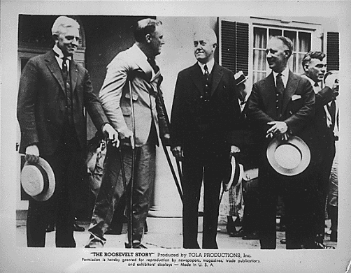 Photograph of FDR who sought help from W.W. Keen