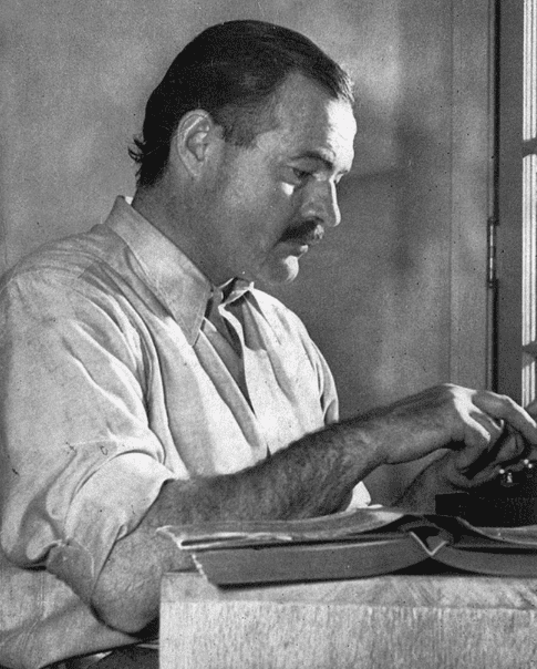 Photo of Ernest Hemingway